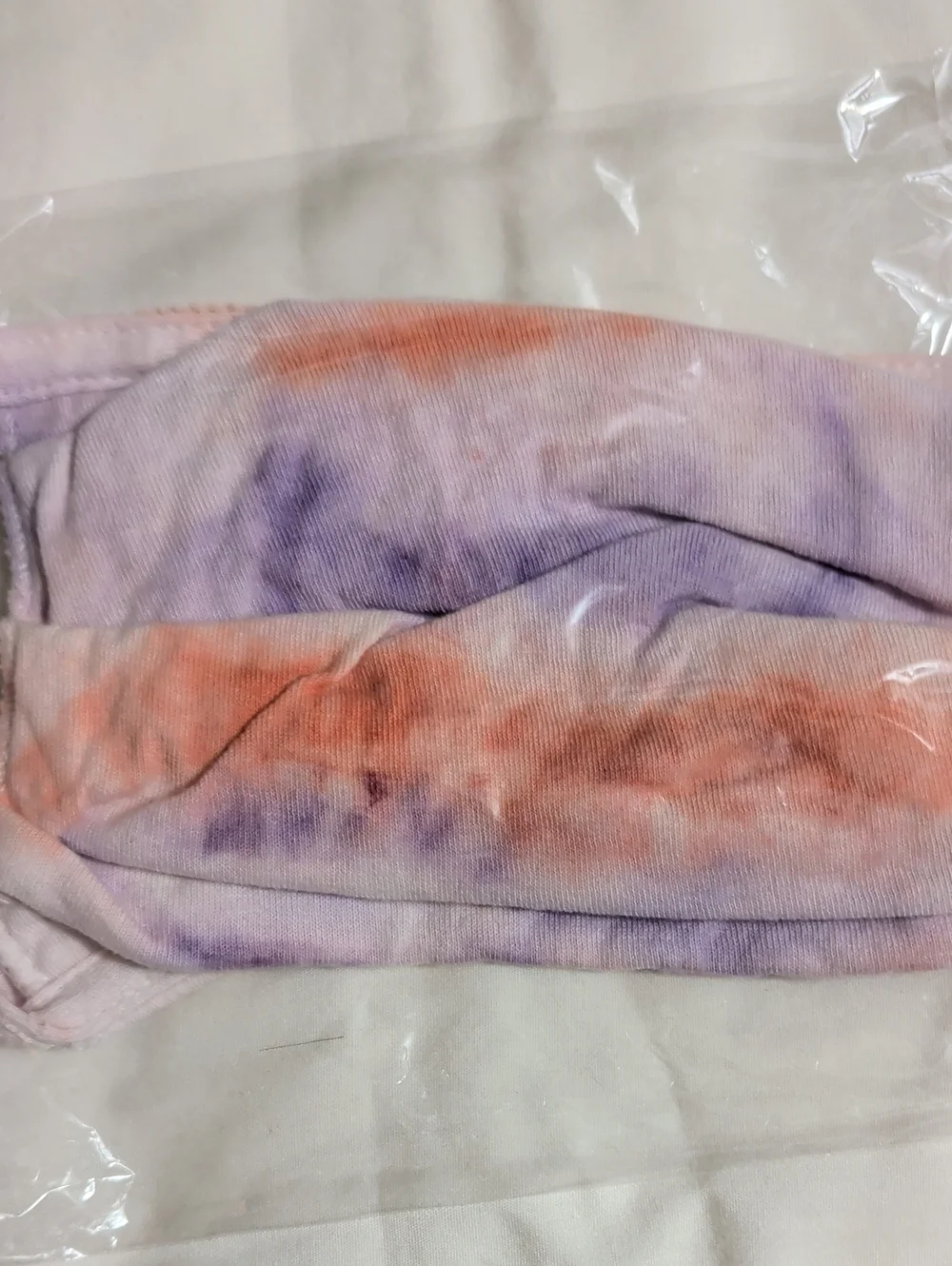 NWOT (006) Tultex Unisex Assorted Tie-Dye Face Masks Multi 8 Pack